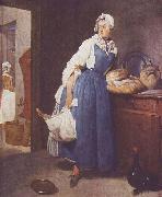 Jean Simeon Chardin Die Besorgerin oil painting on canvas